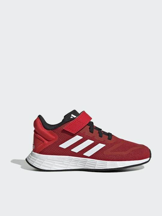 Duramo Duramo 10 El K Kids Sports Shoes Running with Hoop & Loop Closure Vivid Red / Cloud White / Core Black