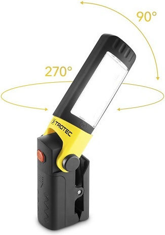 Trotec Φακός Συνεργείου Μπαταρίας LED IPX4 Διπλής Λειτουργίας PWLS 01-3