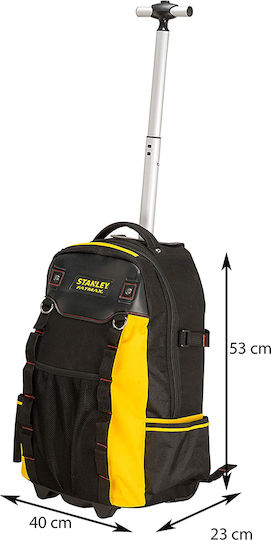 Stanley FatMax Τσάντα Πλάτης Τροχήλατη Αδιάβροχη Μαύρη 5lt