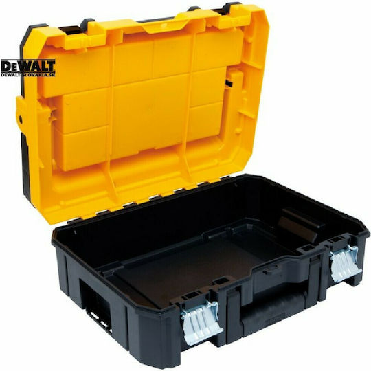 DEWALT TSTAK Hand Tool Case Plastic with Tobacco Case and Foam Dimensions: W55xD37xH41cm