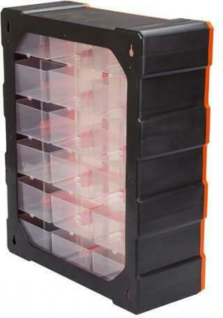Tactix Συρταριέρα Εργαλείων Plastic 18 Compartments W38.5xD16xH48.5cm
