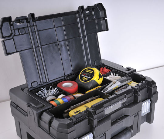 Stanley Fatmax TSTAK II Hand Tool Case Plastic with Foam Dimensions: W44xD16.2xH33.3cm