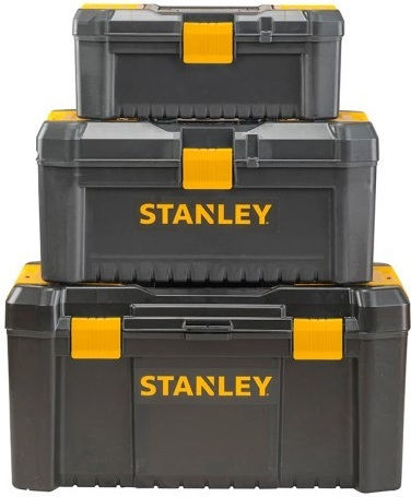 Stanley Essential Εργαλειοθήκη Χειρός Πλαστική με Ταμπακιέρα Π32xB18.8xΥ13.2cm