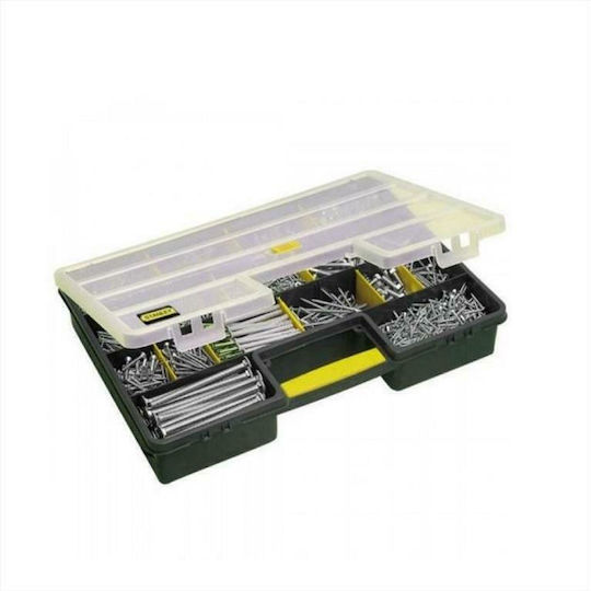 Stanley Tool Compartment Organiser 25 Slot Black 45.7x32.7x7.9cm
