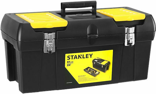 Stanley Series 2000 Hand Tool Case Plastic with Tobacco Case Dimensions: W41.1xD19.9xH18.5cm