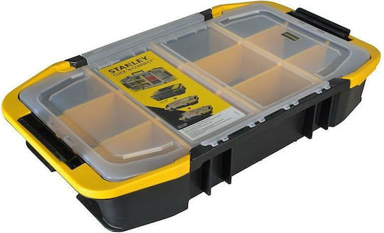 Stanley Click & Connect Werkzeugkoffer-Organisator mit einstellbaren Fächern Gelb 50.7x29x9cm