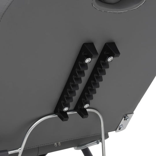 vidaXL Beauty Chair with Adjustable Height Gray