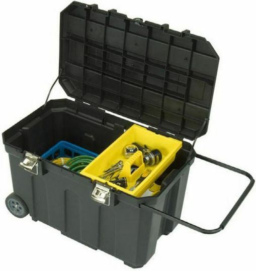 Stanley Job Chest Транспортен и съхранителен Пластмаса куфар за инструменти Размери: Ш75.9xД47.3xВ48.6см 1-92-978