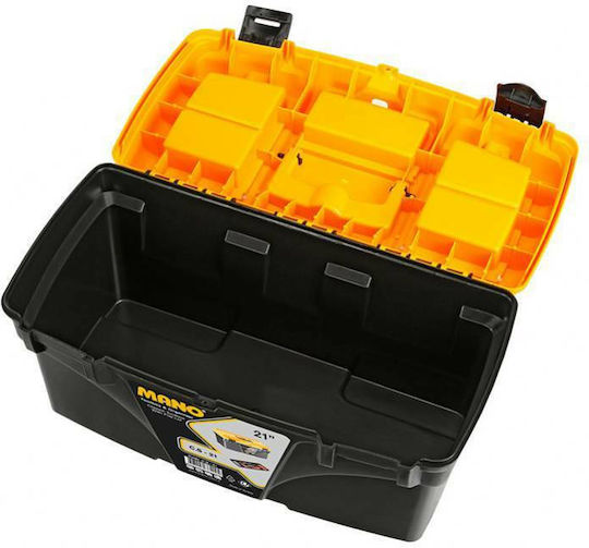 Mano Classic Hand Tool Case Plastic with Tobacco Case Dimensions: W53.5xD29.1xH24.2cm