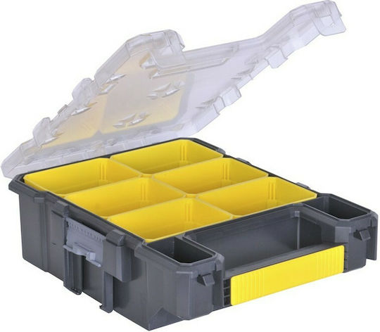 Stanley FatMax Tool Compartment Organiser 6 Slot with Removable Box Yellow 35x26x11cm