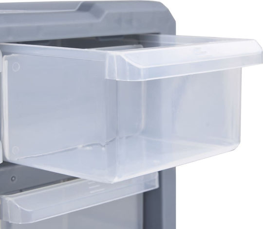 vidaXL Συρταριέρα Εργαλείων Plastic with 22 Stackable Sorters W49xD16xH25.5cm