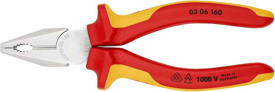 Knipex Πένσα Ίσια Ηλεκτρολόγου Μήκους 160mm