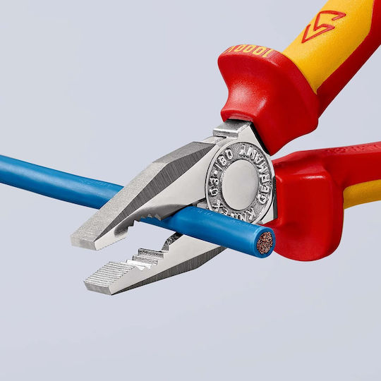 Knipex Πένσα Ίσια Ηλεκτρολόγου Μήκους 160mm