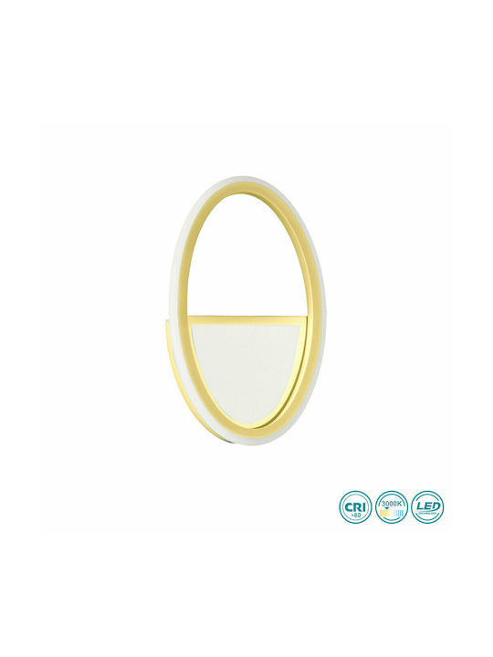 Ondaluce Ap.Rice/Oro Φωτιστικό Τοίχου Χρυσό 16x16x7εκ. Ondaluce Ap.Rice/Oro Φωτιστικό Τοίχου Χρυσό 16x16x7εκ.