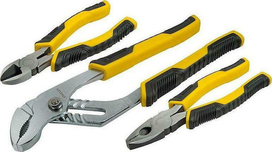 Stanley Pliers set Straight Length 180mm 3pcs