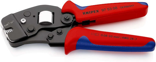 Knipex Πρέσα Ακροδεκτών Διατομής 0.08 - 10mm² (Μήκος 190mm)