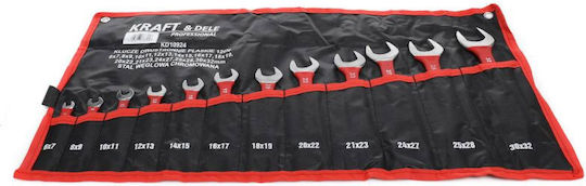 Kraft & Dele Set 12 German Wrenches with Socket Size 7-32mm KD-10924