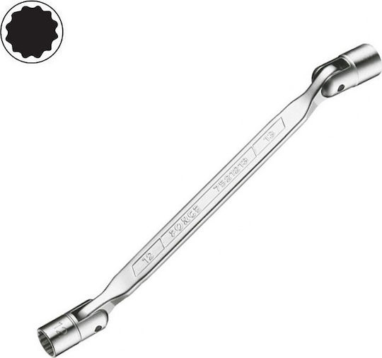 Force Double Polygon Wrench Straight Adjustable 20x22mm