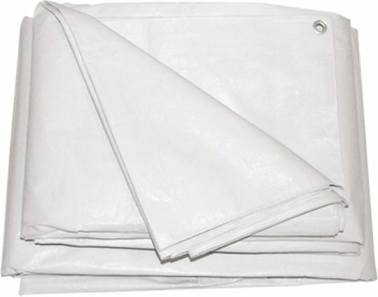 TnS Wasserdicht Plane 120gr/m² 3x2m. Licht Typ Weiß