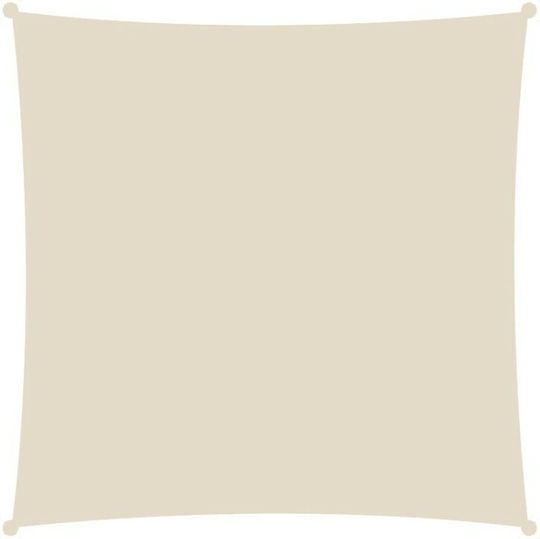 Showood Τετράγωνο Πανί Σκίασης Εκρού 3.6x3.6m 230gr/m²