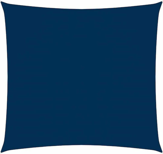 vidaXL Platz Sonnensegel Blau Mit Hoop & mit PU-Beschichtung 2.5x2.5m Quadratisch, aus Oxford-Gewebe