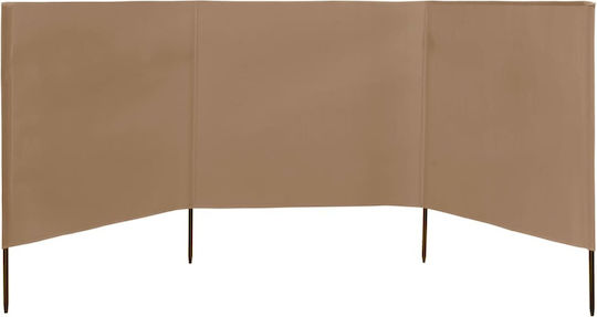 vidaXL Fabric Fence Panel in Brown Color 80cm x 4.0m