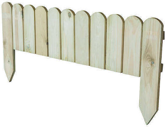 Showood Ξύλινη Μπορντούρα Κήπου σε Μπεζ Χρώμα 30cm x 1.07m