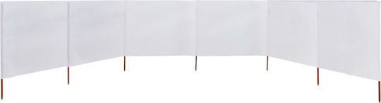 vidaXL în Culoarea Alb 1.6x8.0m