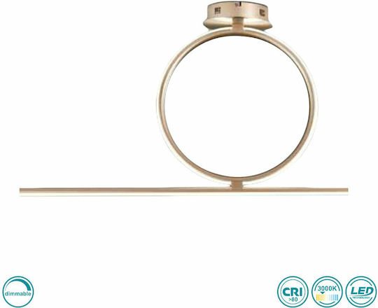 Ondaluce Pl.Acrobat.50/Oro Ceiling Light 100cm LED Ondaluce Pl.Acrobat.50/Oro Ceiling Light 100cm LED