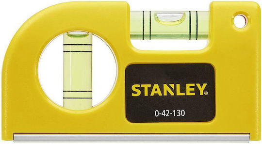 Stanley 0-42-130 Plastic Spirit Level Magnetic 8cm with 2 Eyes