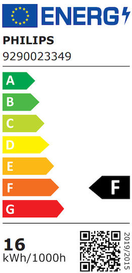 Philips Smart Λάμπα LED 15.5W για Ντουί E27 και Σχήμα A67 Θερμό Λευκό 1395lm Dimmable