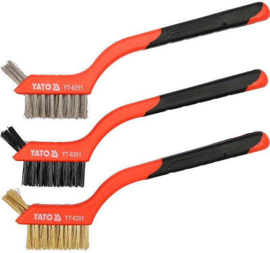 Yato YT-6351 Hand Tool Set Wire brushes 180mm 3pcs