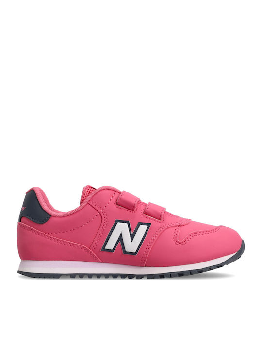 500 Kids Sneakers with Scratch Fuchsia
