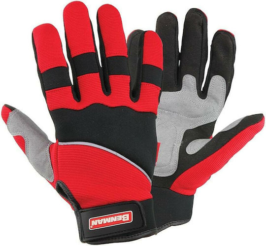 Benman Ultimate Gloves for Work Red 1pcs