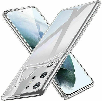 Ancus Coperta din spate Silicon Transparent (Galaxy S21 Ultra 5G) 33823