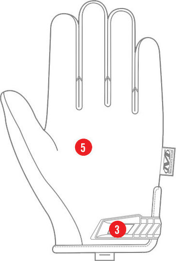 Mechanix Wear The Original Γάντια Εργασίας Μαύρα