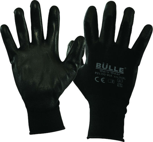 Bulle Gloves for Work Black Polyurethane 1pcs