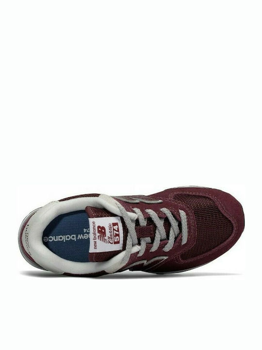 574 Classic Kids Sneakers Burgundy