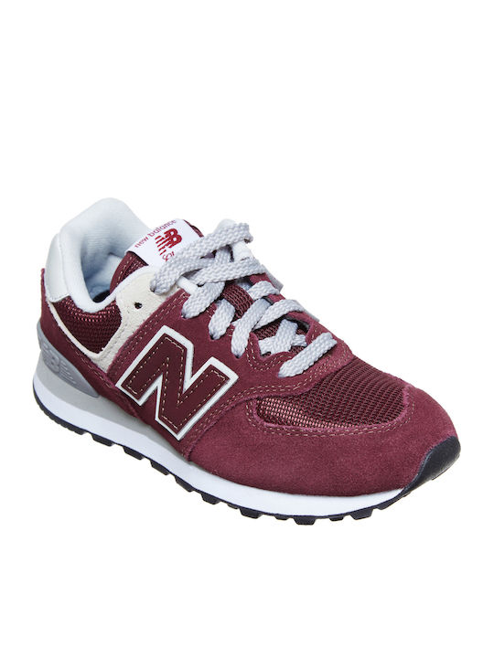 574 Classic Kids Sneakers Burgundy