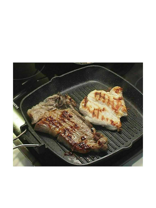 Homestyle Γκριλιέρα από Χυτό Αλουμίνιο με Επίστρωση από Πέτρα 28cm