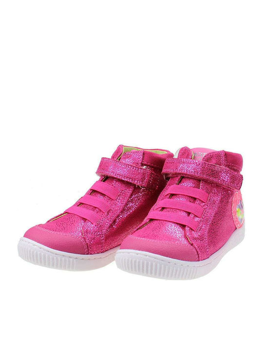 Kinder Sneakers Hoch Anatomisch mit Klettverschluss Rosa