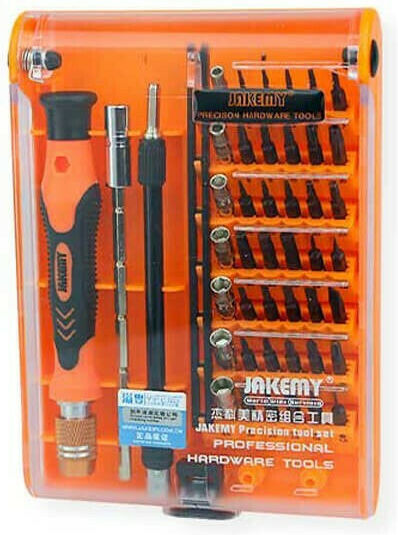 Jakemy Screwdriver with 42 Magnetic Interchangeable Tips