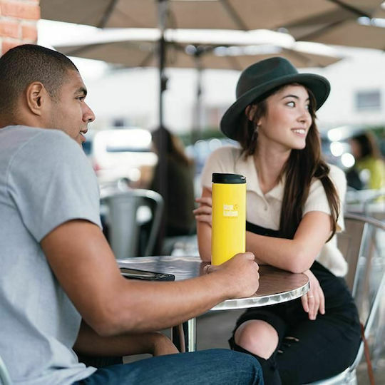 Klean Kanteen TKWide Ποτήρι Θερμός Ανοξείδωτο BPA Free 592ml Μαύρο