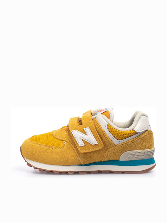 574 Classic 574 Kids Sneakers with Scratch Yellow