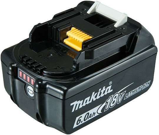 Makita Makita Lithium Werkzeugbatterie 18V mit Batteriekapazität 6Ah