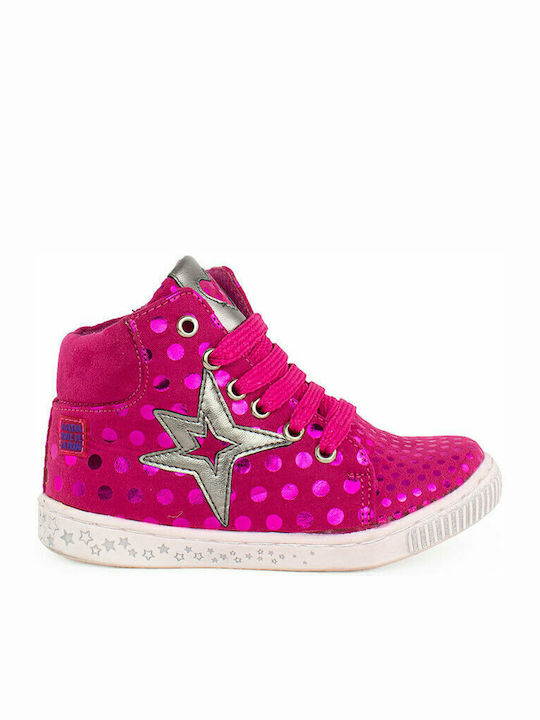 Kids Sneakers High Anatomic Fuchsia