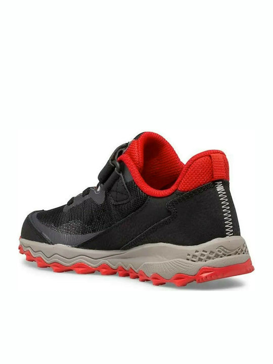 Kids Waterproof Leather Hiking Shoes Peregrine Shield Black SK265108