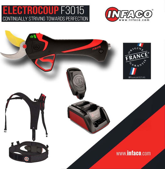 Infaco Electrocoup F3015 Ножица за подрязване & Максимален Диаметър на Рязане 40мм
