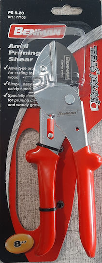 Benman PS 9-20 Pruning Shears Type Bypass Shears Length 20cm