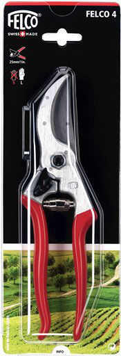Felco 4 Pruning Shears Length 21cm with Maximum Cutting Diameter 25mm